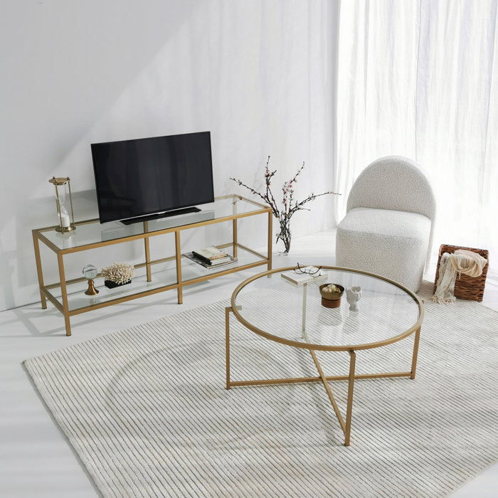 Hanah Home Basic Gold TV501 Soporte de TV Dorado